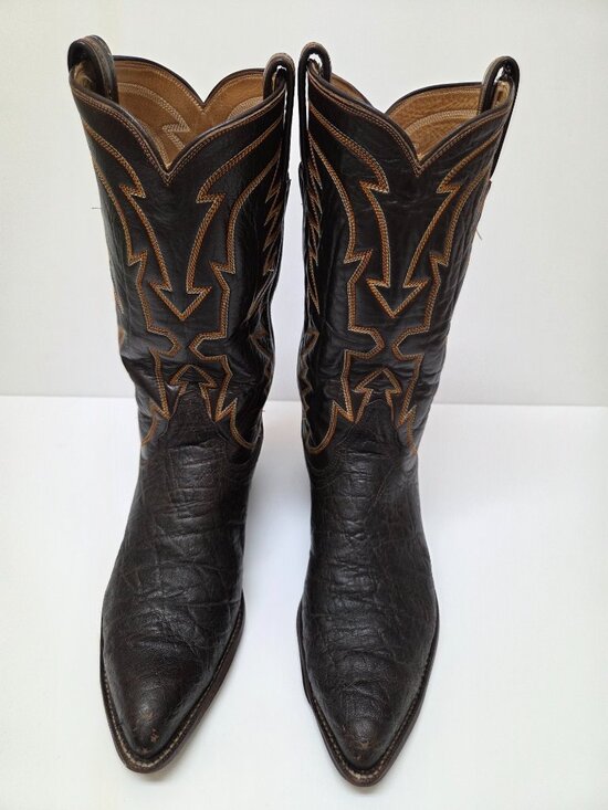 Vintage Tony Lama Elephant Boots, Mens Size 9.5D main image 8